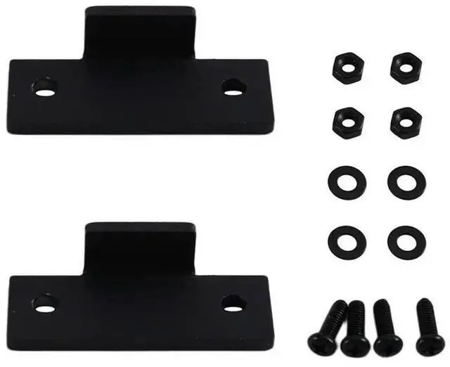 Main image of 1 Pair Black Turntable Dust Cover Repair Tabs Hinge Kit Aluminum Alloy Fit For Technics SL-D1 D2 D3 B1 Q2 Q200 3200 220