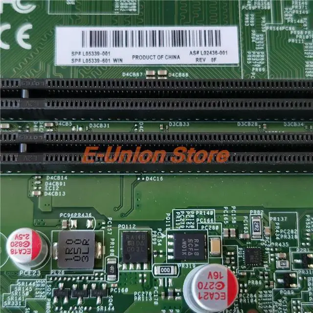 Main image of L05339-001 L05339-601 L02436-001 roDesk 400 G5 SFF B360 LGA1151 DDR4 Support M.2 Generation 8 Desktop Motherboard
