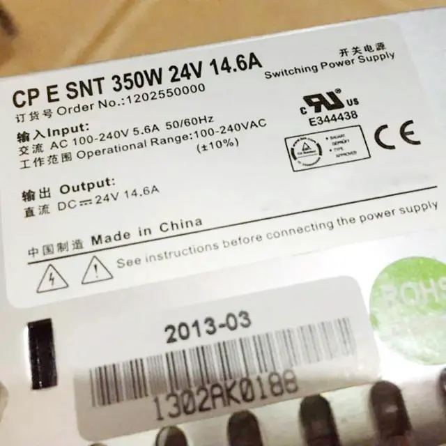 Alt view image 3 of 3 - 1202550000 CP E SNT 350W 24V 14.6A Switching Power Supply
