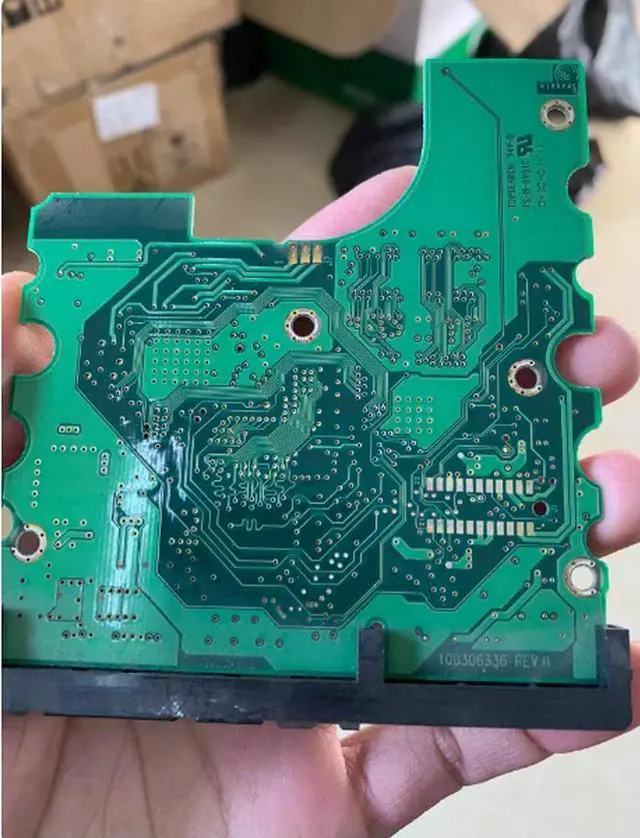 Main image of Circuit board hard disk board number 100306336 REV A white el 10027634