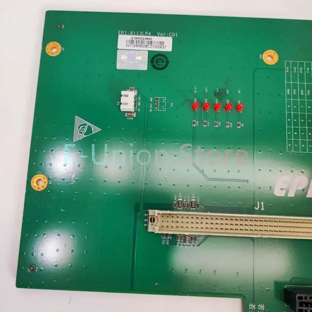 Alt view image 3 of 3 - EPI-6113LP4 Ver: C01 Industrial Control Motherboard EPI 2.0 Series