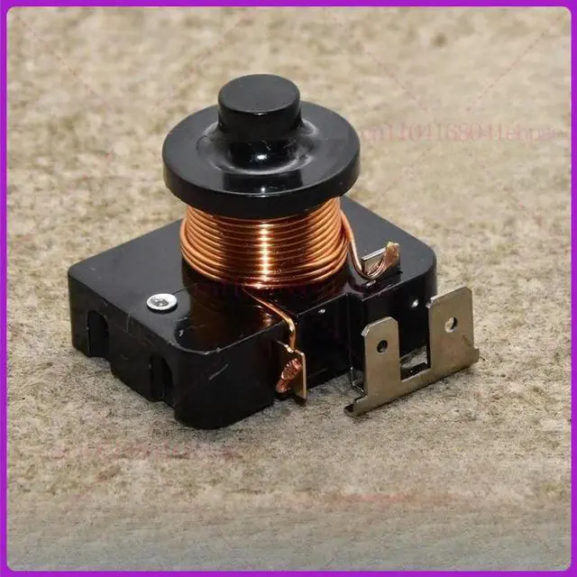 Main image of 1PCS Refrigerator/Freezer Starter, QL2-6.2 B3 with Capacitor Pins Heavy Duty Starter