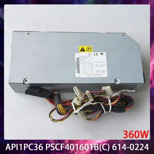 Main image of 360W API1PC36 PSCF401601B(C) 614-0224 Server Power Supply