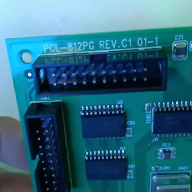 Alt view image 3 of 3 - PCL-812PG REV.C1 Data Capture Card Industrial Control Card