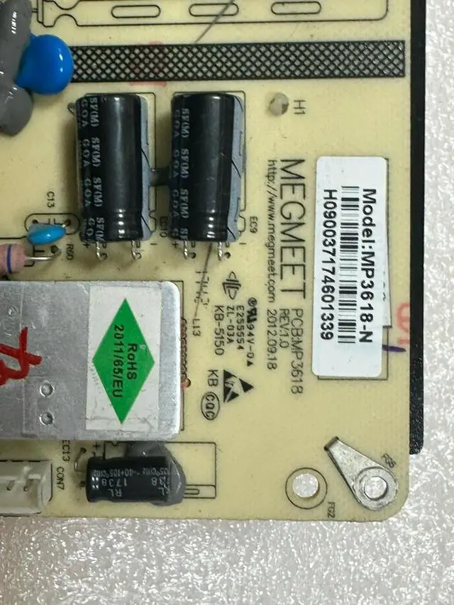 Alt view image 3 of 3 - H42E12 H42E10 TV power board MP3618-N MP3618