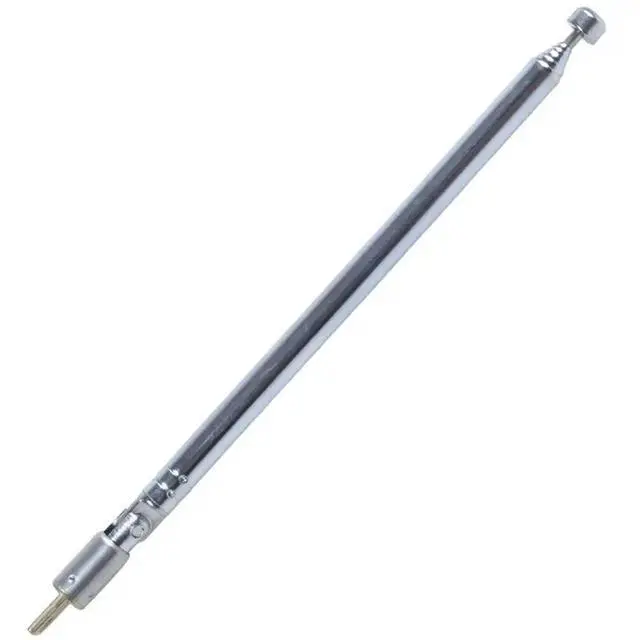 Alt view image 2 of 3 - 20X Replacement 49Cm 19.3Inch 6 Sections Telescopic Antenna Aerial For Radio TV