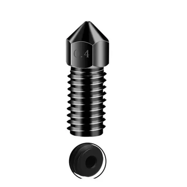 Alt view image 2 of 3 - 10Pcs Hardened Steel Nozzle For Ankermake M5/M5C 3D Printer Nozzle 0.4Mm 3D Printer For Ankermake 3D Printer Parts
