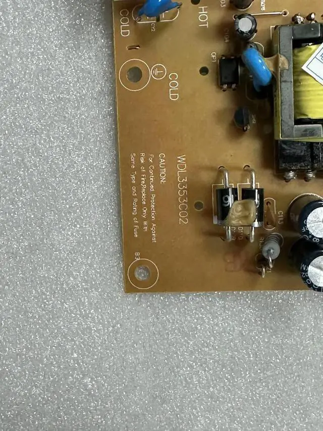 Alt view image 3 of 3 - WDL3353C02 power supply board CQC14134104969