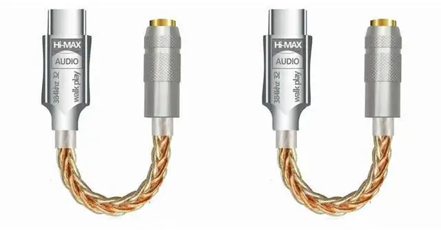 Main image of 2X Type C To 3.5Mm Hifi DAC Earphone Adapter USB C Audio Decoder AMP Adapter CB1200AU Sound Card Digital Decoder