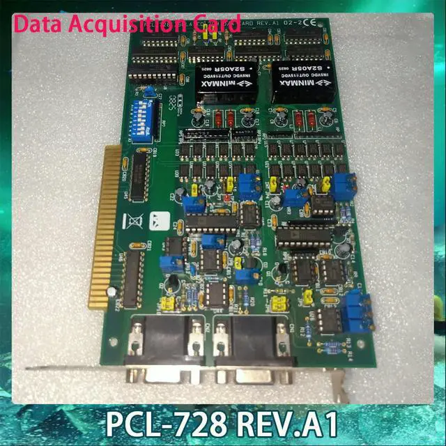 Alt view image 2 of 3 - 12 Bit 2-channel Isolated Analog Output ISA Card PCL-728 REV.A1 Data Capture Card