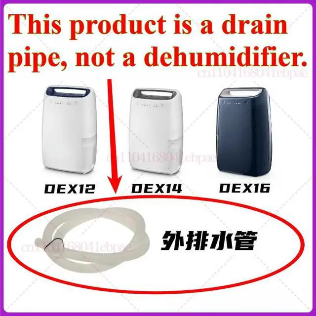 Alt view image 2 of 3 - For Delonghi DEX12 DEX14 DEX16 Dehumidifiers, Household Dehumidifiers, Drains, Accessories