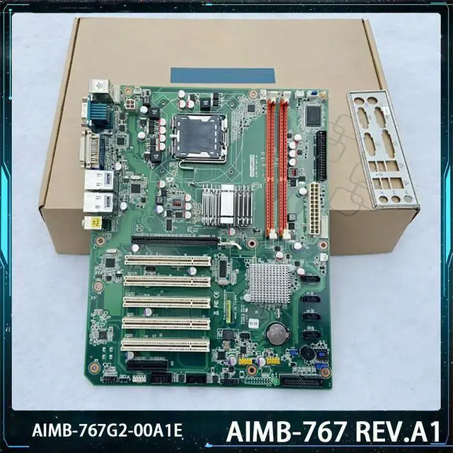 Alt view image 2 of 3 - AIMB-767 REV.A1 AIMB-767G2-00A1E Industrial Motherboard