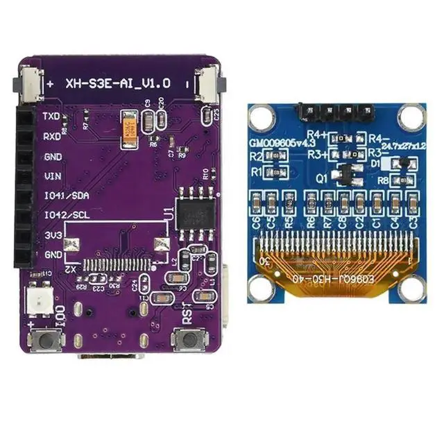 Alt view image 2 of 3 - ESP32 S3 N16R8 Development Board ESP ESP With Xiaozhi AI Voice Dialogue Robot Module 0.96 Inch OLED Screen Type-C Interface