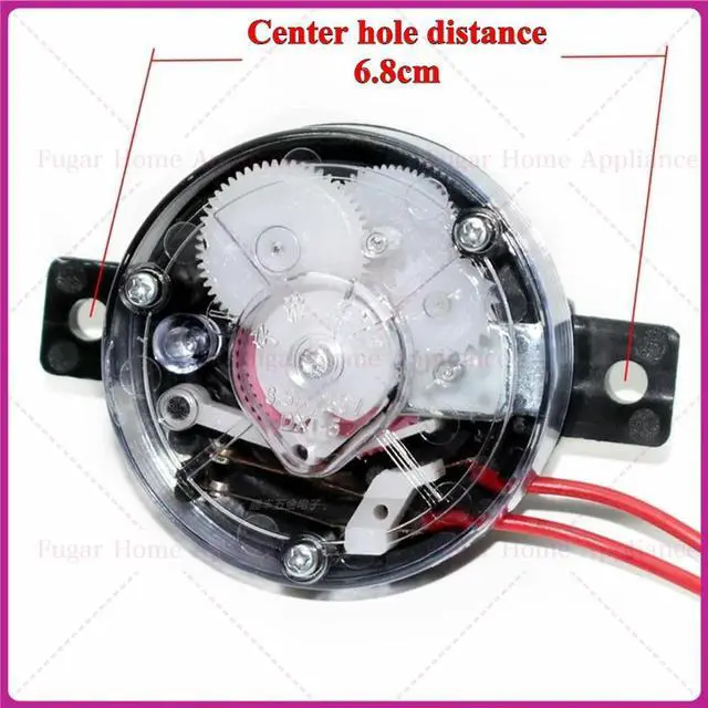 Main image of 5pcs Washing Machine Spin Dryer Tube 5Mins Timer 220V DXT5 180Degree 2-wire Timer Switch Mechanical Timing Knob