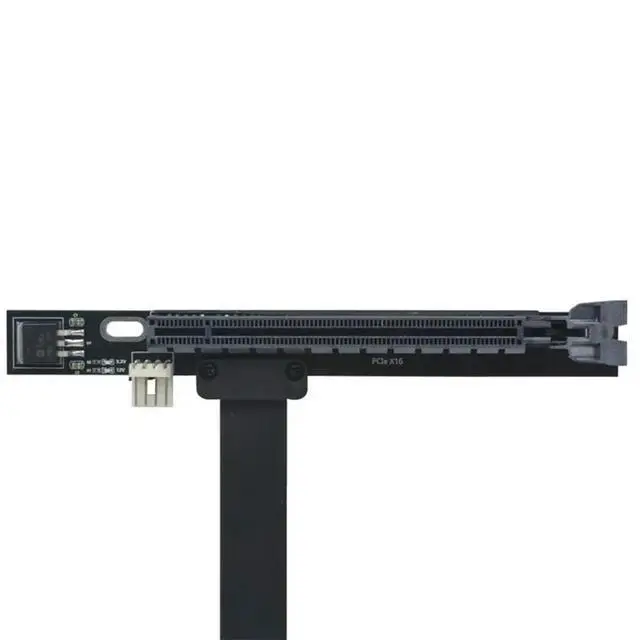 Alt view image 2 of 3 - PCI-E X16 To M.2 NVME M-Key Extension Cable Desktop M.2 SSD Expansion Card For Add On Cards Computer