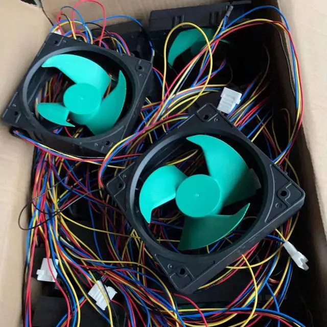Alt view image 2 of 2 - For Panasonic refrigerator cooling fan FBA11J14V DC14 0.24A silent fan 4 wires