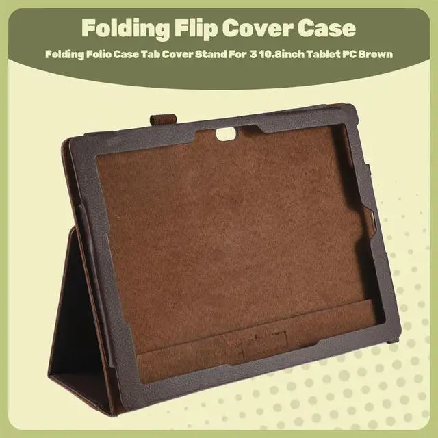 Alt view image 3 of 3 - AT9-Folding Folio Case Tab Cover Stand For Microsoft Surface 3 10.8inch Tablet PC