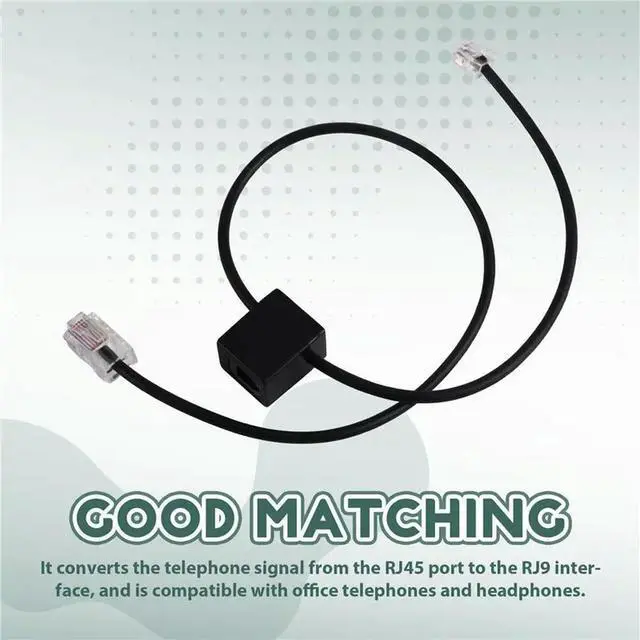 Alt view image 3 of 3 - RJ45 To RJ9 Adapter/Splitter Cwith RJ9 4P4C Female Port RJ45 To RJ9 And A 1-To-2 Splitting Function