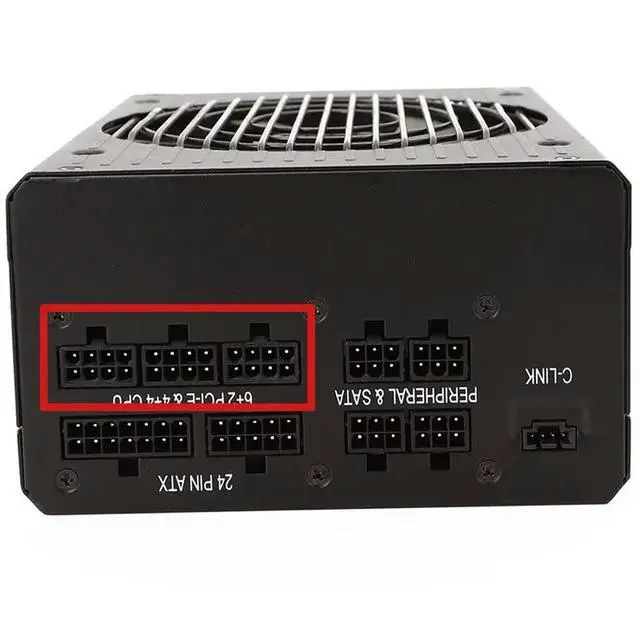 Alt view image 3 of 3 - 4X CPU 8 Pin Male To CPU 8 Pin (4+4 Pin) Male EPS-12V Motherboard Power Adapter Cable 60Cm