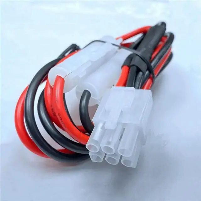 Alt view image 2 of 3 - 2Pcs 1M 30A Fuse Short Wave Power Supply Cable For Yaesu FT-857D, FT-897D, For IC-725A, IC-706 IC Walkie Talkie