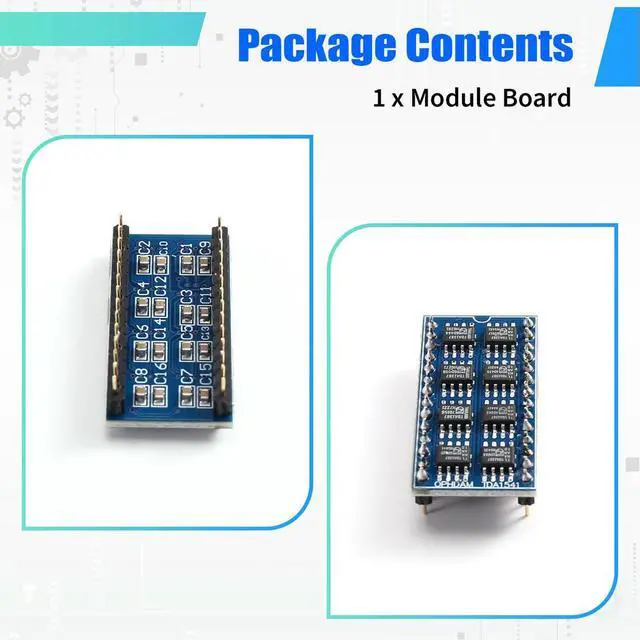 Alt view image 2 of 3 - 1PCS TDA1387 8 Parallel Replacement TDA1541 / TDA1541A Classic Decoding IC For DAC Module Board, For CD Player