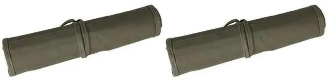 Main image of 2X Paint Brush Holder Roll Up Paint Brush Case For Artist Acrylic Oil Watercolor, Paint Brush Holders 30 Slots,Armygreen