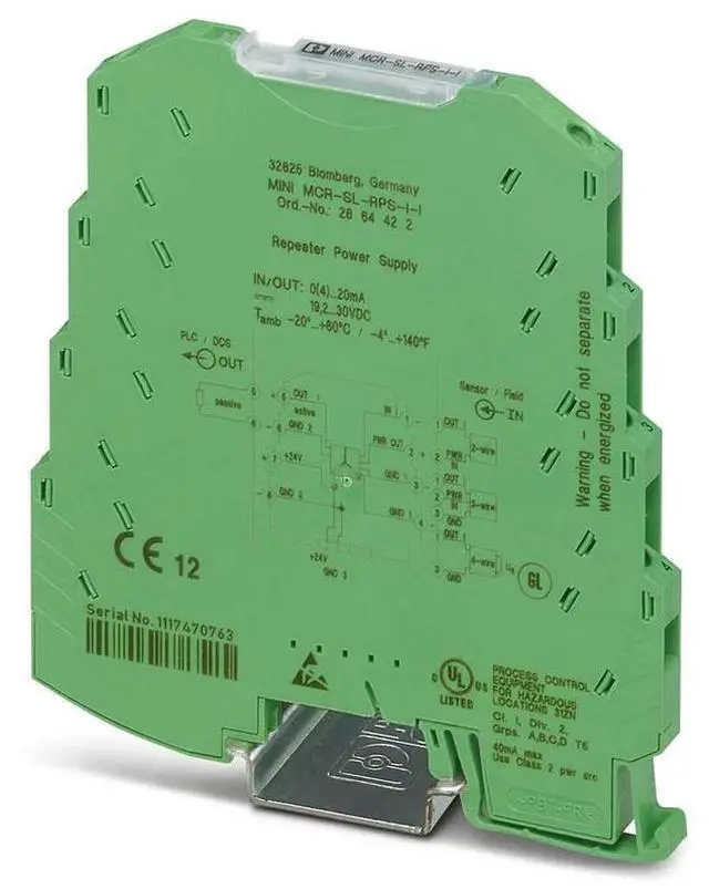Alt view image 2 of 3 - 2864422 MINI MCR-SL-RPS-I-I Repeater Power Supply (0)4..20mA