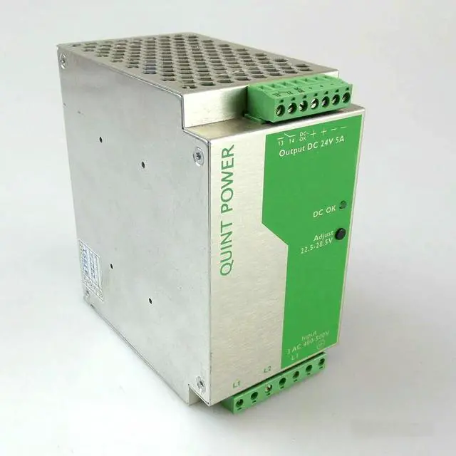 Main image of QUINT-PS-3X400-500AC/24DC/5 QUINT POWER 24VDC/5A 2938594 Switching Power Supply
