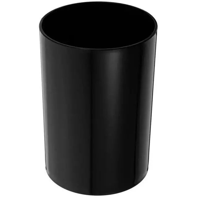 Alt view image 3 of 3 - Large Capacity Round Desk Pen Holder for Office School Home Use Sturdy Plastic Pencil Cup Organizer for Pens Pencils Makeup