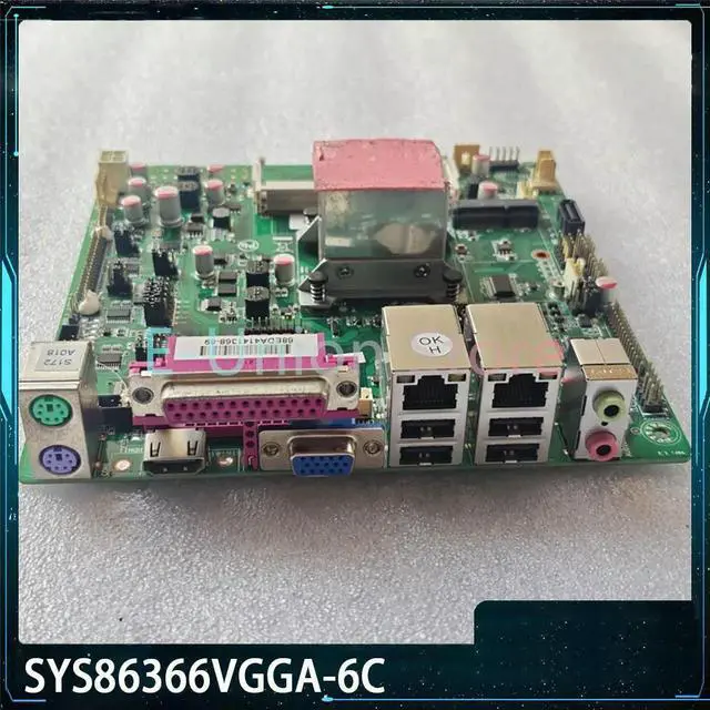 Main image of SYS86366VGGA-6C Dual Port Computer Industrial Control Computer Motherboard Integrated CPU