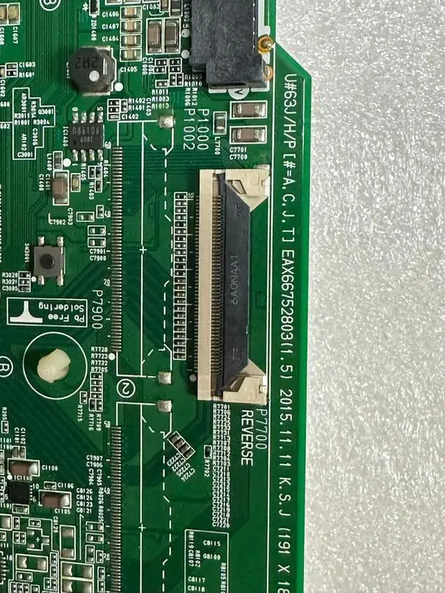 Alt view image 3 of 3 - 60UH6500-CB motherboard EAX66752803(1.5) with screen LC600EGE(FJ)(M1)