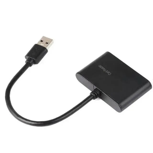 Alt view image 3 of 3 - USB SD Card Reader Writer Compact Adapter For CF/SD/TF Micro SD/Micro Card For Wind Memory Card