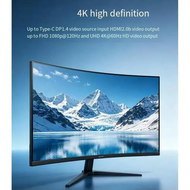 Alt view image 2 of 3 - Type-C To Adapter-Video Transmission Module For Phone& Laptop Screen Mirroring To External Monitor 4K HD