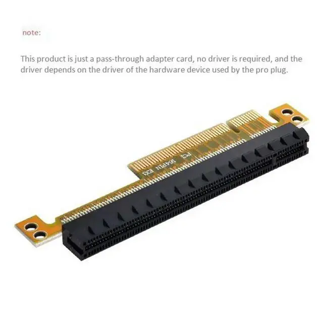 Alt view image 3 of 3 - 4X PCI-E Express 8X To 16X Extender Converter Riser Card Adapter Male To Female Extension
