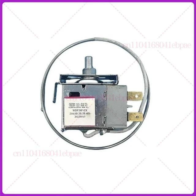 Alt view image 2 of 3 - Temperature Regulator Switch Accessories WDF28F-EX Thermostat For Gree Kinghome Ronshen Midea Haier Fridge