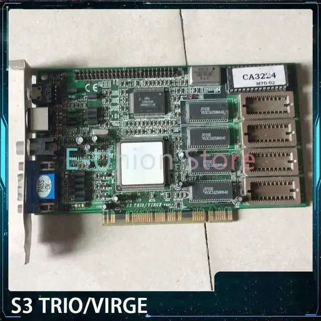 Main image of S3 TRIO/VIRGE PCI Graphics Card Industrial Control Graphics Card S3 TRIO VIRGE