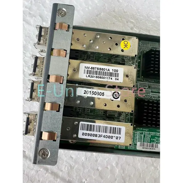 Alt view image 3 of 3 - NM-8875IS801A 8-Port Network Card Gigabit Optical Port Card