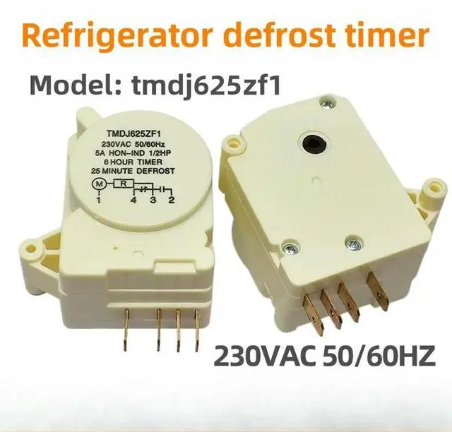 Main image of 1Pcs TMDJ625ZF1 230VAC Refrigerator Defrosting Timer For Panasonic Refrigerator Replacement