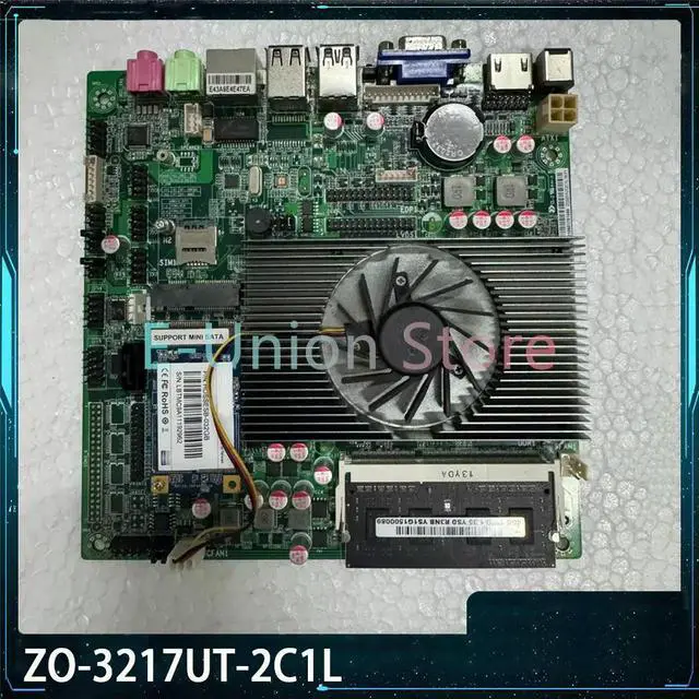 Main image of ZO-3217UT-2C1L Industrial Control Motherboard 17 * 17 Mini Motherboard Supports LVDS+EDP Dual Display Interface