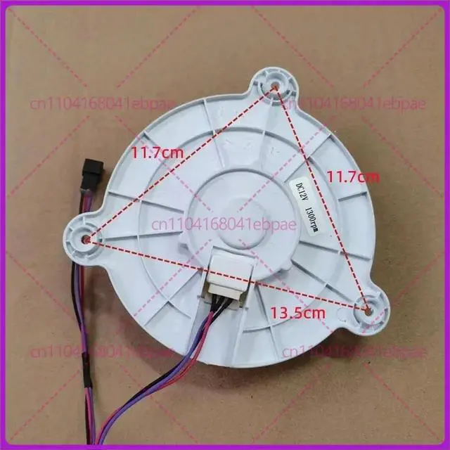 Alt view image 2 of 3 - Suitable for Hisense Ronshen refrigerator motor 1653261 B052111487 12V 2.5W B03081075