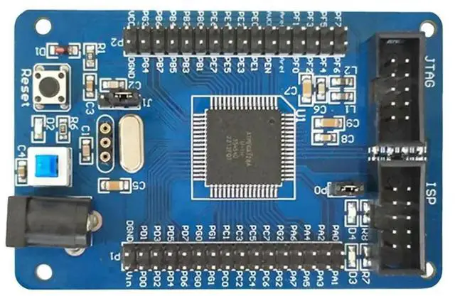 Main image of Atmega 128 AVR Single-Chip Microcomputer System Board Module Development Board ISP Atmega128 AVR Minimum Core System