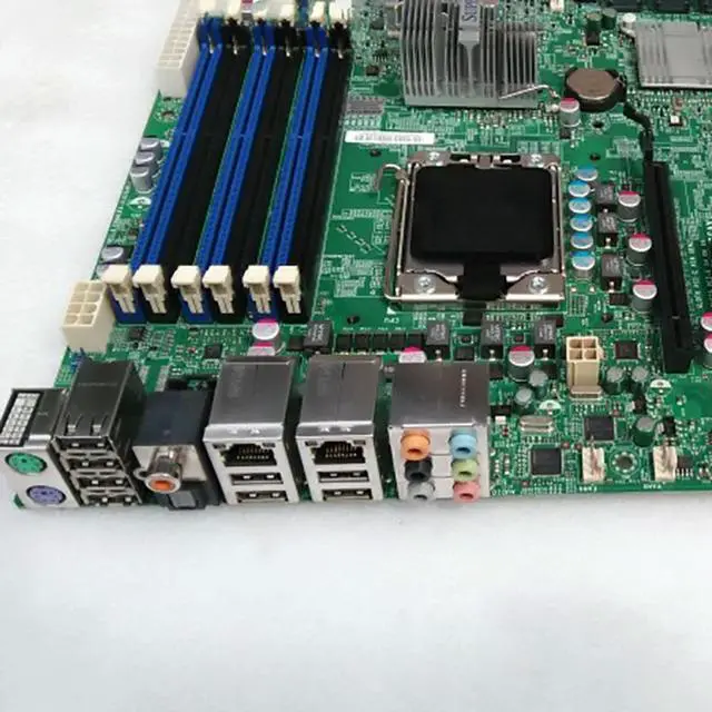 Alt view image 2 of 3 - 1366-Pin X58 Motherboard Single-Way Workstation Motherboard Industrial Computer Dual For PCI-X X8SAX