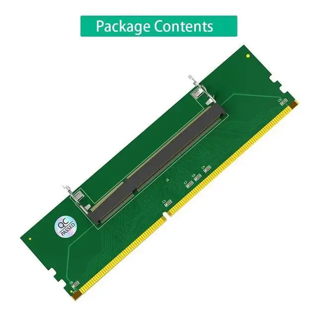 Alt view image 2 of 3 - Laptop SO DDR 3 Memory Card Adapter Riser Tester Laptop 200Pin DDR3 Memory To Desktop 240Pin DDR3 Memory Card Converter