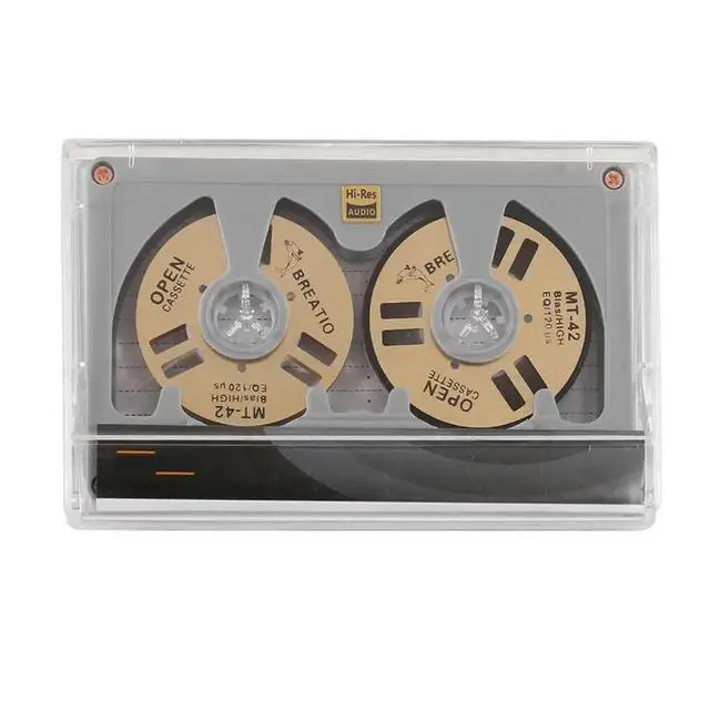 Alt view image 2 of 3 - Blank Tape 50 Minutes Audio Cassette Reel To Reel Double Sided l Reel Hollow Case Self-Made
