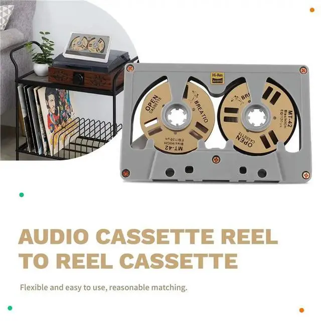 Alt view image 3 of 3 - Blank Tape 50 Minutes Audio Cassette Reel To Reel Double Sided l Reel Hollow Case Self-Made