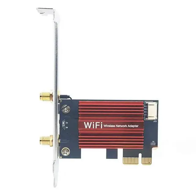 Alt view image 2 of 3 - AX900 6 Dual Band PCI-E Network Adapter 2.4G/5Ghz Bluetooth 5.4 Network Card For Desktop For 10/11