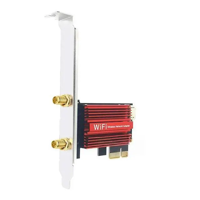 Alt view image 3 of 3 - AX900 6 Dual Band PCI-E Network Adapter 2.4G/5Ghz Bluetooth 5.4 Network Card For Desktop For 10/11