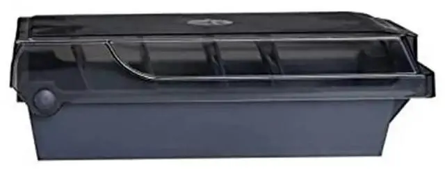 Alt view image 3 of 3 - Covered Business Card Large Capacity Organizer Box With 4 Dividers And 20 A-Z Guides