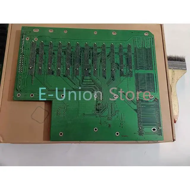 Alt view image 3 of 3 - 12 x PCI Slots CBP-14P12 REV: A0 Industrial Control Computer Motherboard Green PCB Board