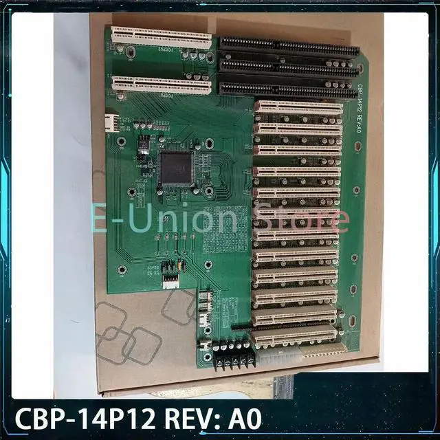 Main image of 12 x PCI Slots CBP-14P12 REV: A0 Industrial Control Computer Motherboard Green PCB Board